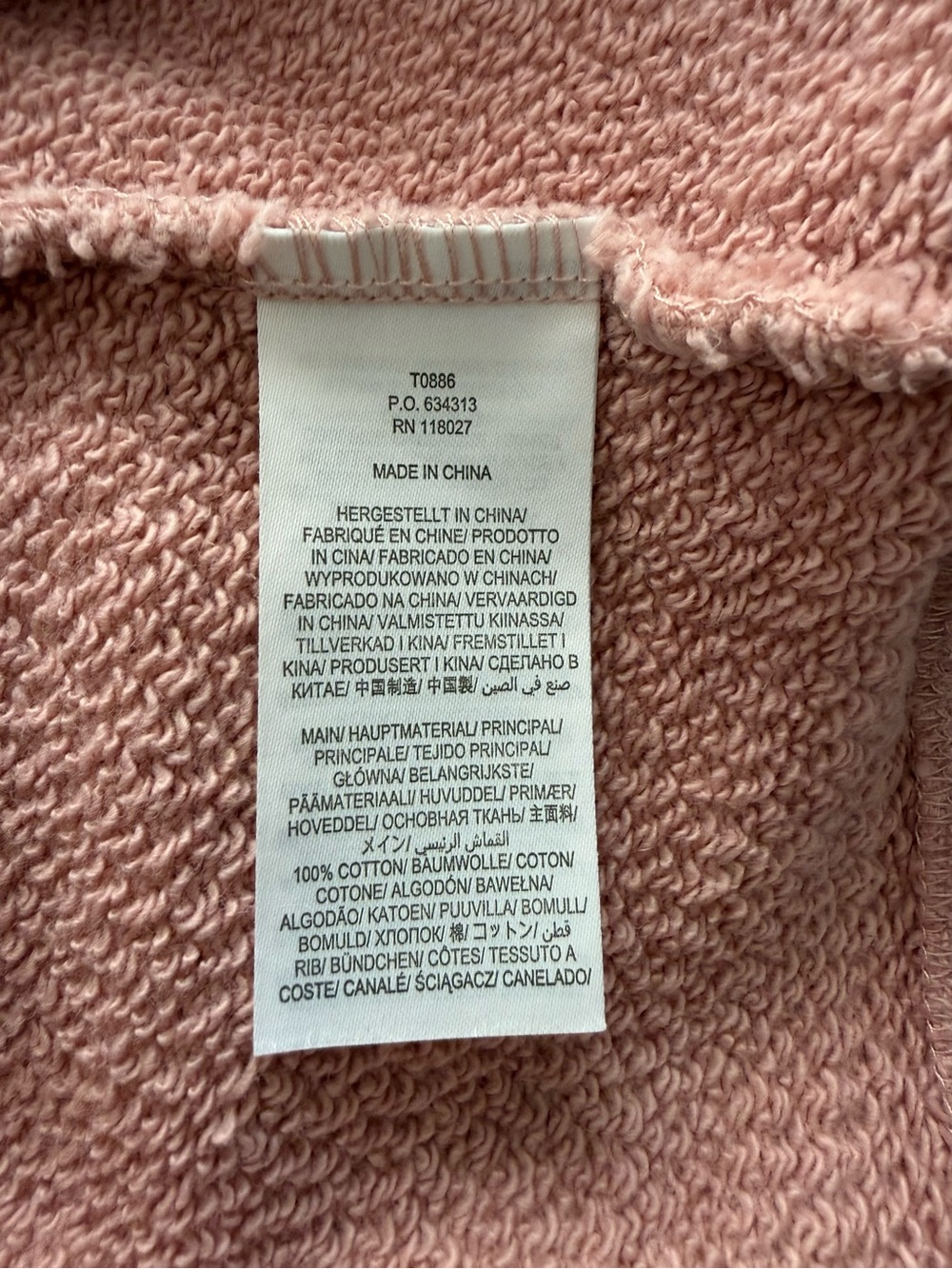 **BODEN** Pink Puff Sleeve Sweatshirt with Black Floral Embroidery Size 6 - Picture 8 of 9